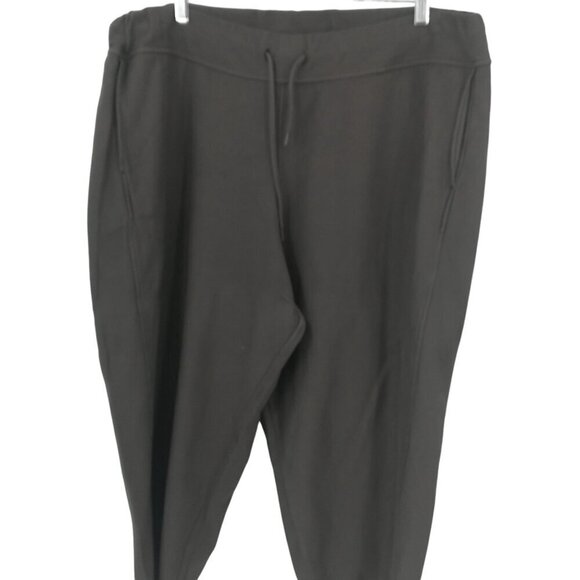 Poetry Drawstring Pull On Brown Tapered Sweatpants Size 16 Pockets Lagenlook - Picture 8 of 12